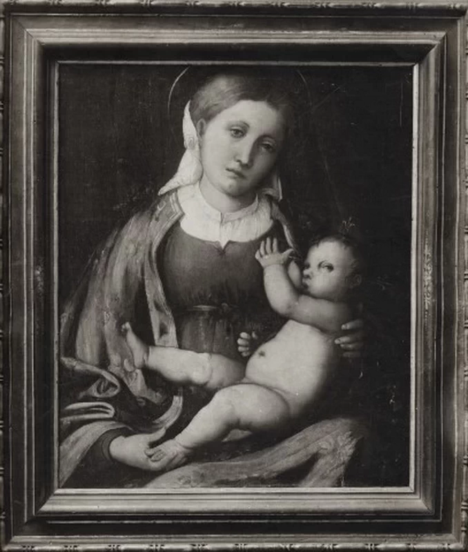 Il Romanino-235-Madonna con Bambino - Budapest